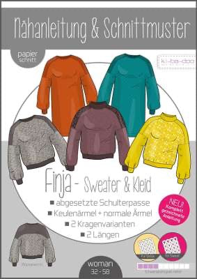PAPIERSCHNITT SWEATER FINJA GRÖSSE 32-58