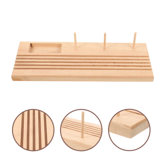 Linealhalter aus Holz Ordnungssystem