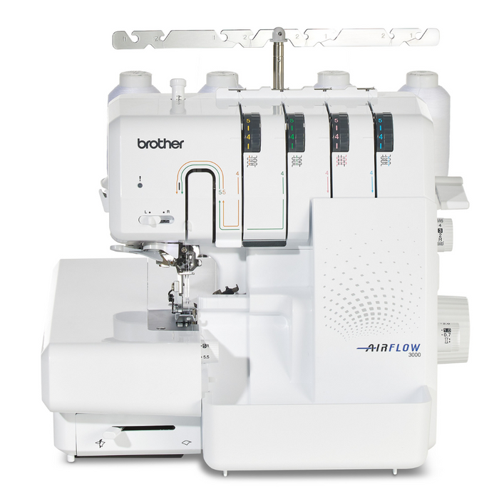 Brother AIRFLOW 3000 - 4 Faden Overlock mit Lufteinfädelung