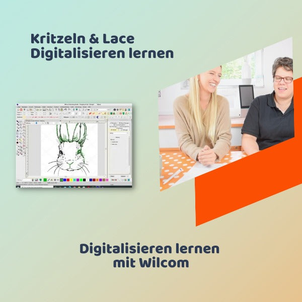 Online Kurs Sticksoftware Wilcom Kritzeln und Lace