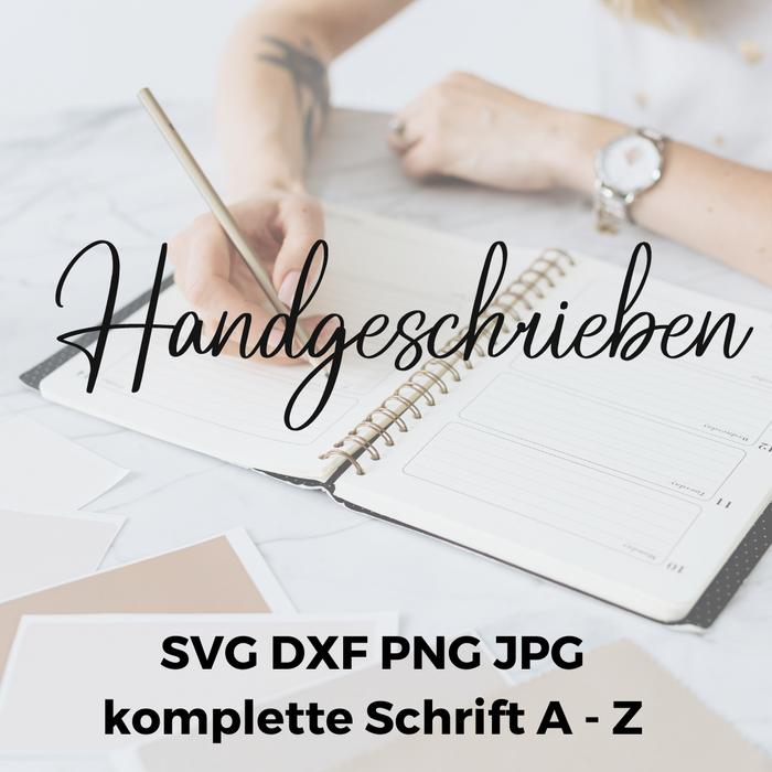 Schriftart Handgeschrieben