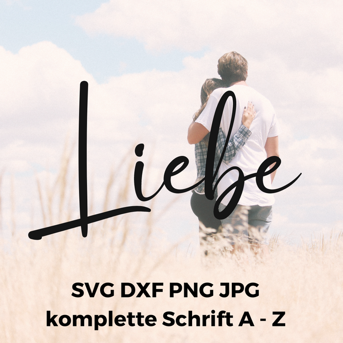Schriftart Liebe