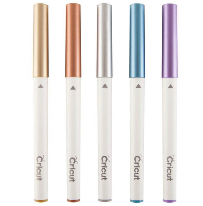 Cricut Color Metallic Medium Point Stifte Set - 5 Stifte