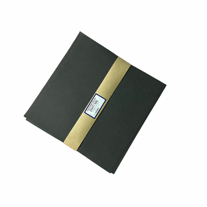250er Pack Gunold Stickvlies Zuschnitte Abreißvlies 1650 Nie wieder Verschnitt! schwarz 20x20cm