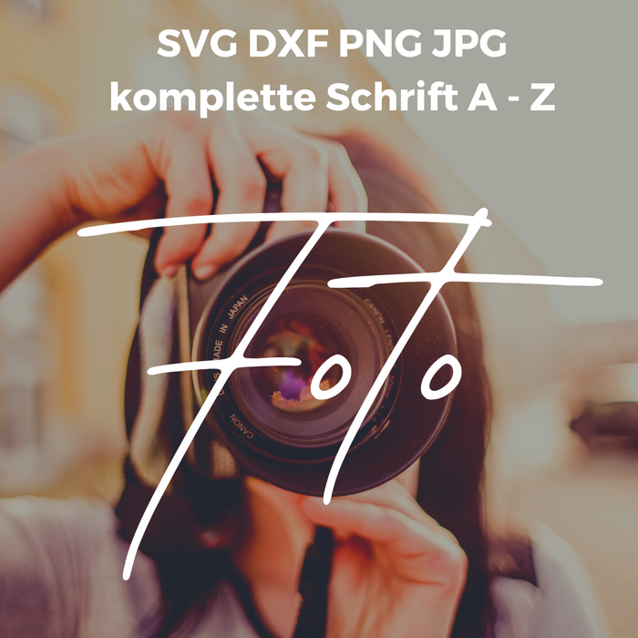 Schriftart Foto