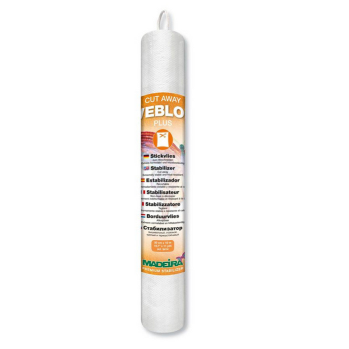 Stickvlies Madeira Weblon Plus weiß 10m x 50cm Rolle