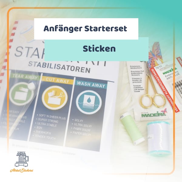 Starter set sticken anfänger stickschere leuchtgarn unterfaden stickmaschine anti glue nadeln