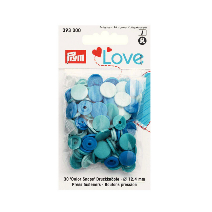 Prym Love Color Snaps Rund, 30 Stück