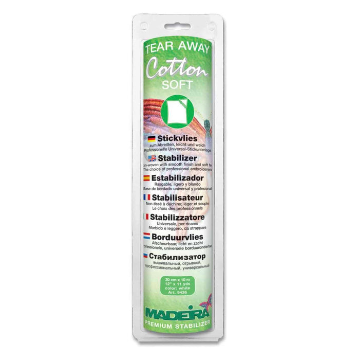 Ausreißvlies 10m Madeira Cotton Soft weiß