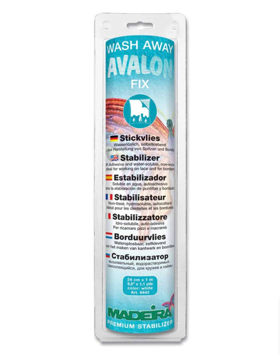 Madeira Avalon Fix selbstklebende Stickfolie 2 in 1 Wunder
