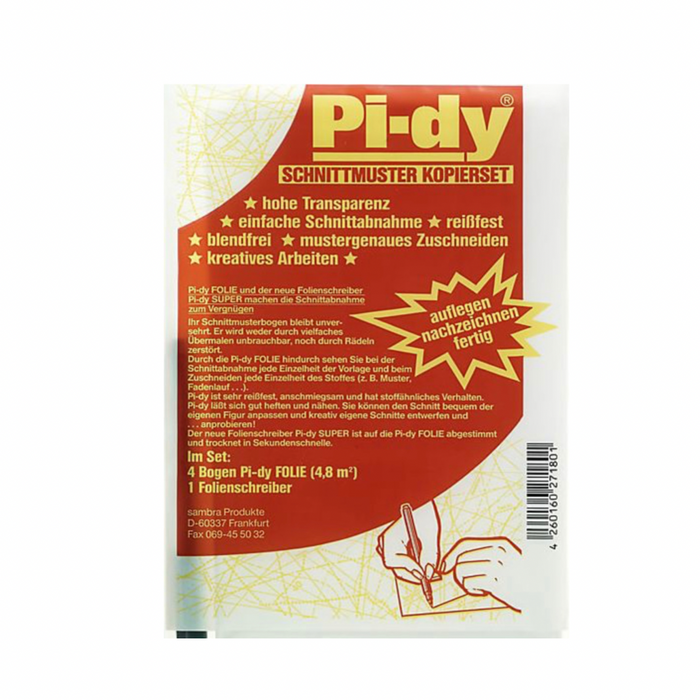 PI-DY Schnittmuster Kopierset + Stift