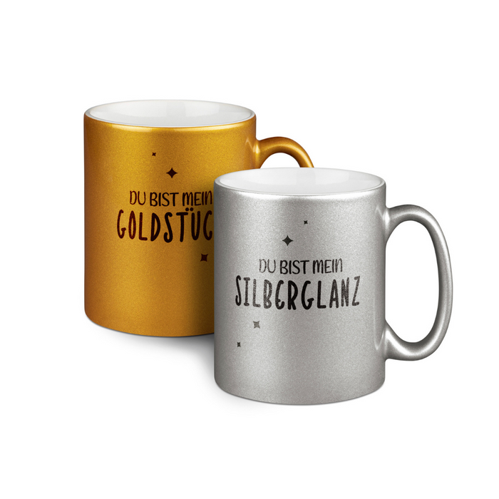 Keramiktasse Metallic