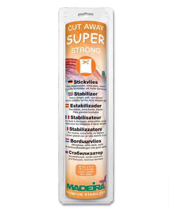 Schneidevlies 5m Madeira Stickvlies Super Strong weiß