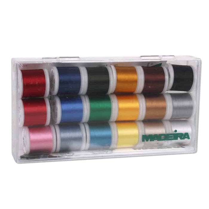 Madeira Stickgarnbox Rayon No.40 (18 Farben/ 200 m)