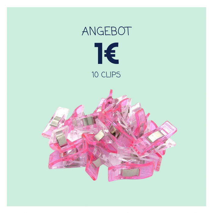 10 Nähclips