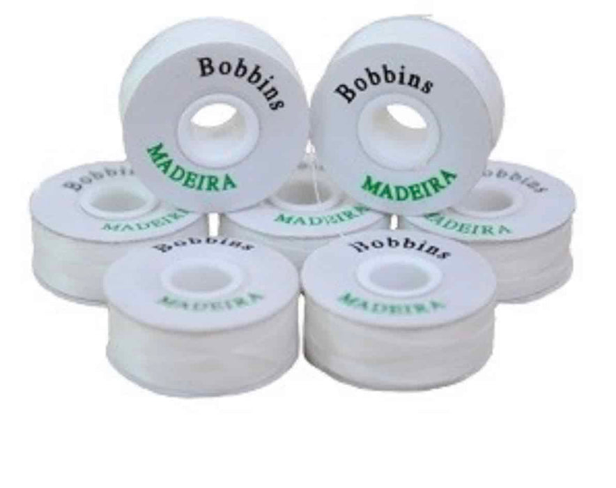 20er Pack Madeira Bobbin weiß