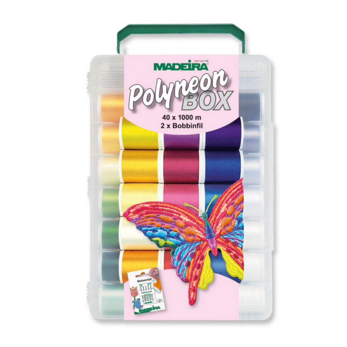 Garnkoffer Polyneon 1000 m 40 Farben