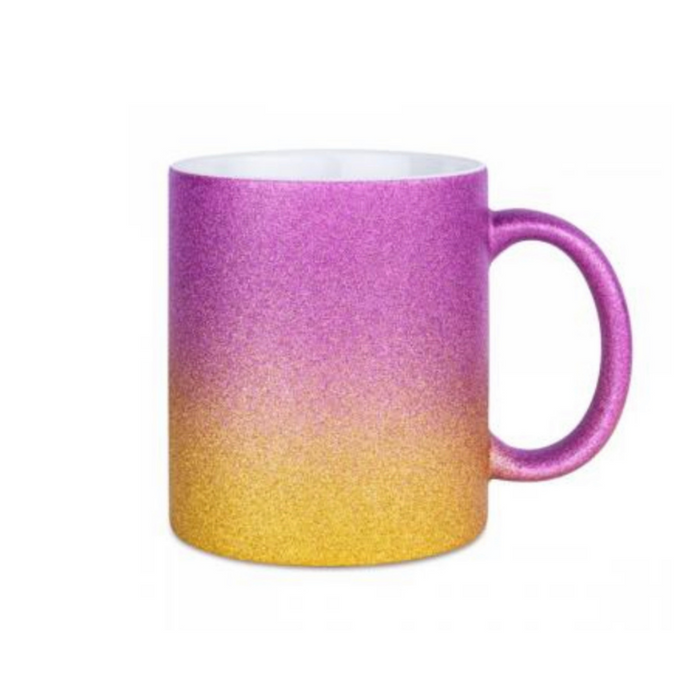 Glitzertasse mit Farbverlauf für MugPress