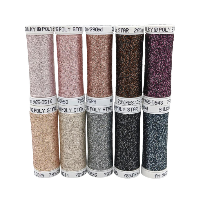 SULKY POLY SPARKLE 30 - Winter (10 x 265m Snap Spulen)