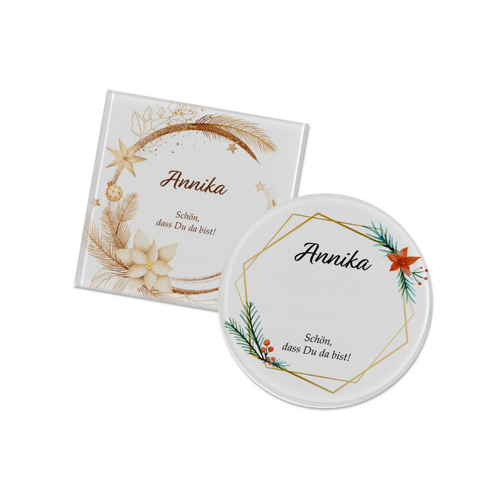 Glas-Untersetzer Sublimation & Infusible Ink
