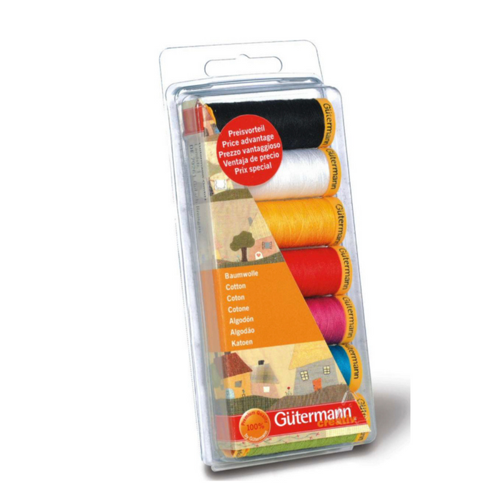 Gütermann Nähgarn-Set Baumwolle 7 x 100 m