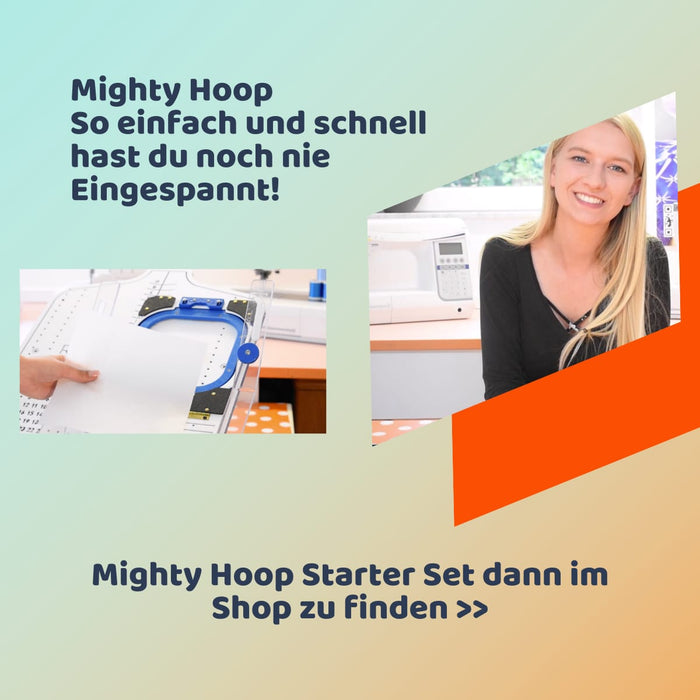 Mighty Hoop Magnet Rahmen Online Kurs PR1055x Pr670e Brother Einfach einspannen Ahrtal Stickerei