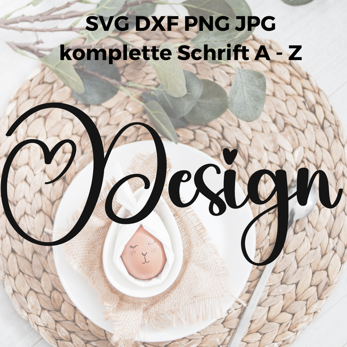 Schriftart Design