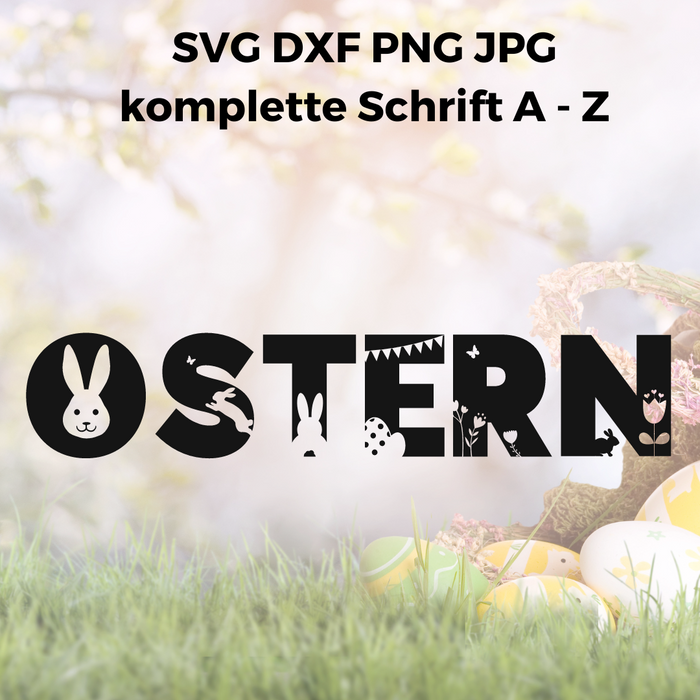 Schriftart Ostern