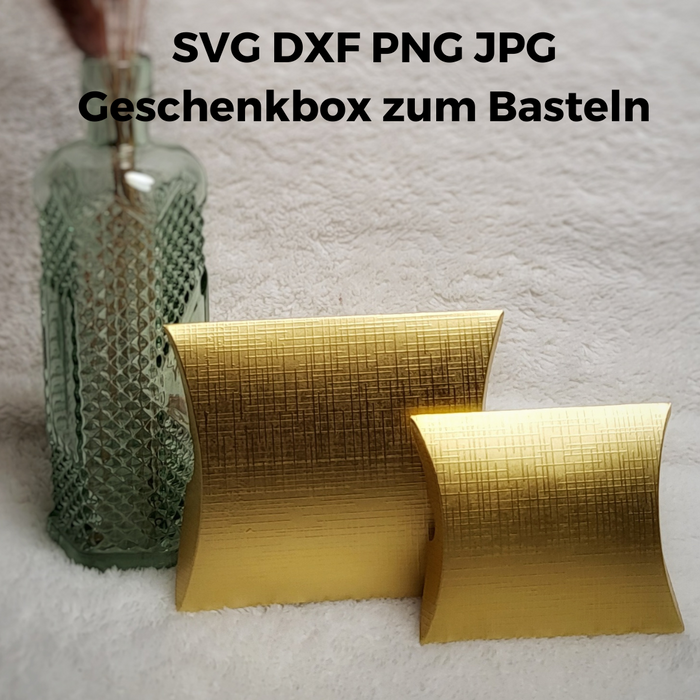 Plotterdatei Geschenkebox (Hochzeit) aus Papier/Pappe