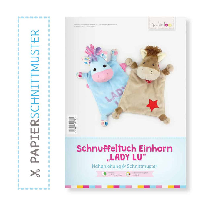 Papierschnittmuster Einhorn / Pferd “LADY LU”