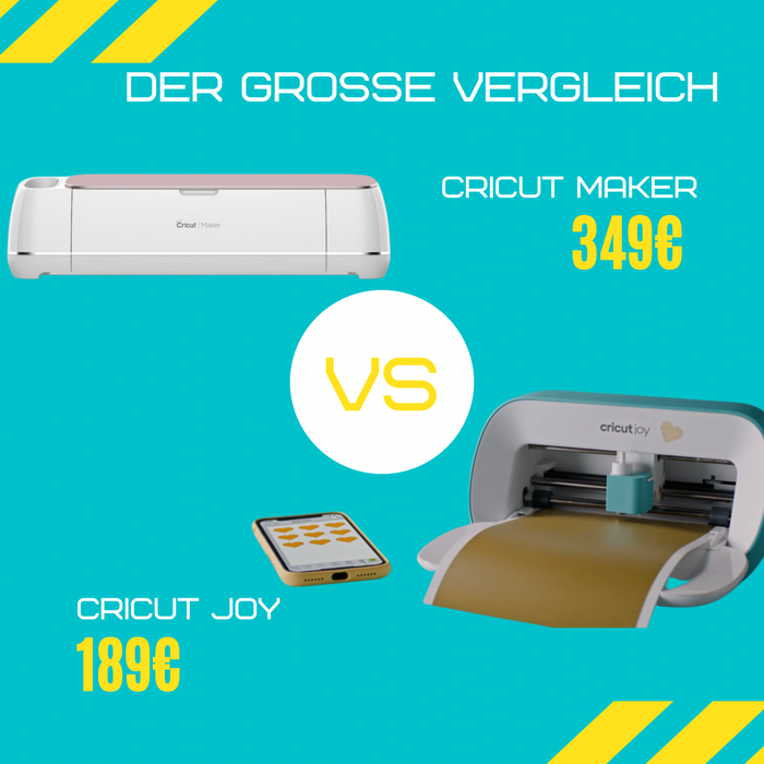 Cricut maker vs Cricut joy testvergleich 