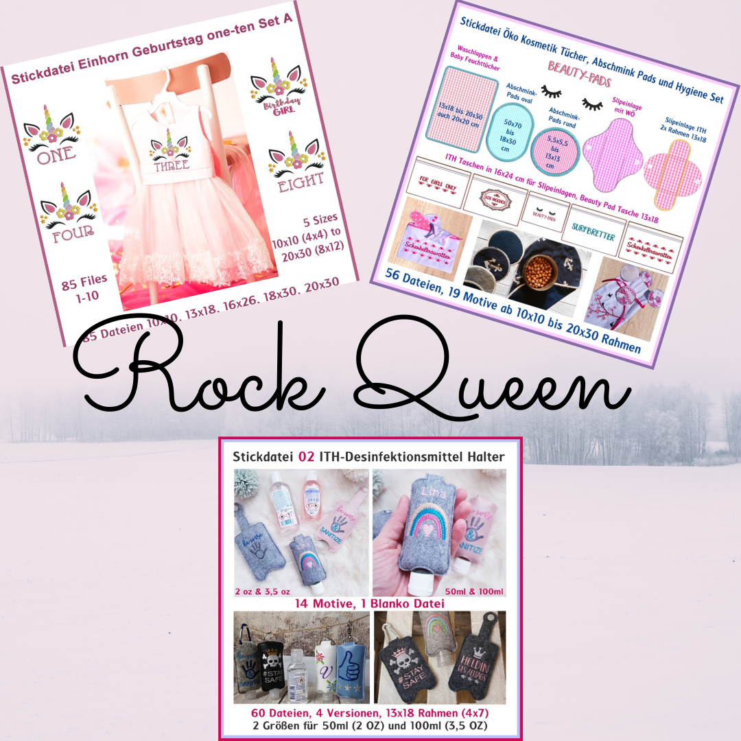 Stickdateien von Rock Queen