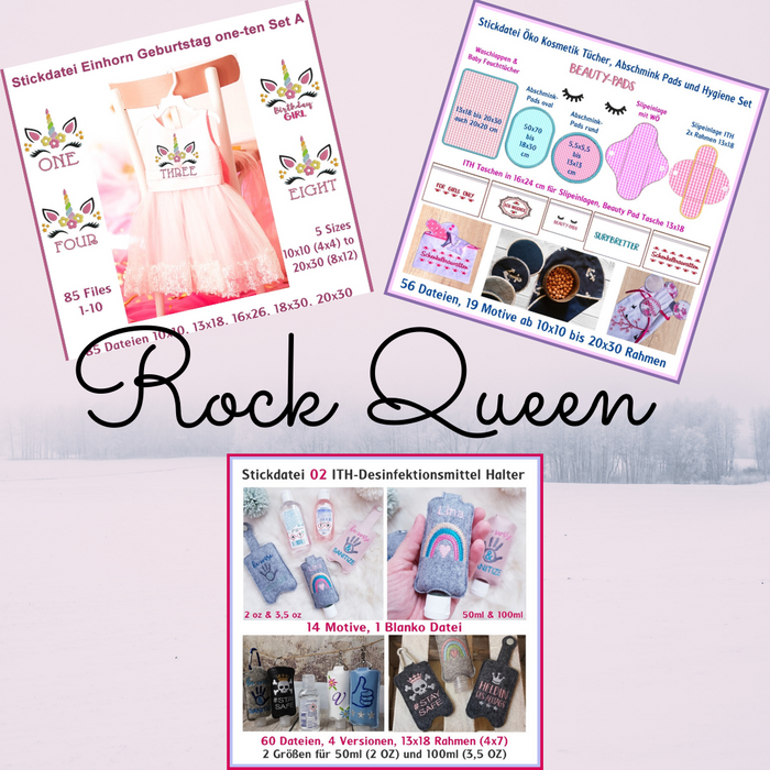 Stickdateien von Rock Queen