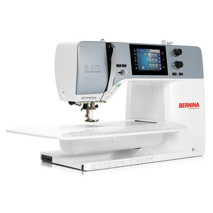 BERNINA 570 QE inkl. Stickeinheit – Vorführmodell (15% Rabatt!)