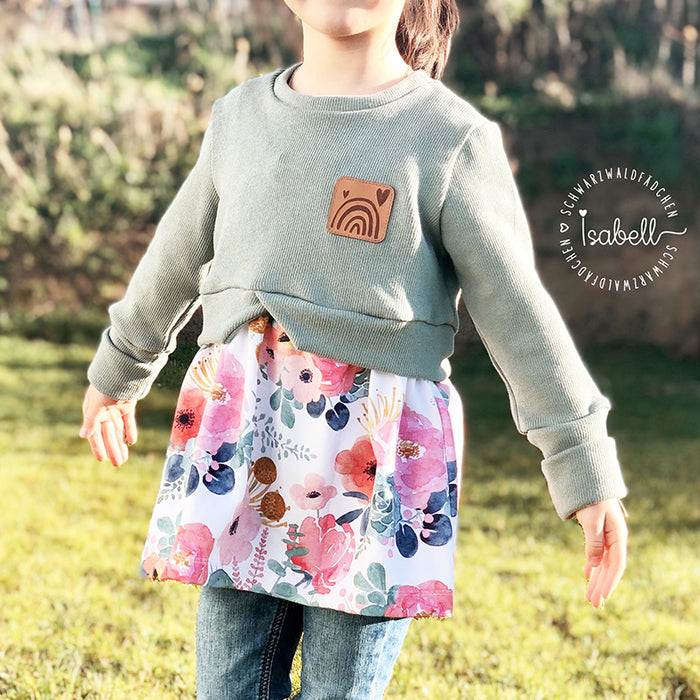 Papierschnittmuster Girly Sweater 56-122