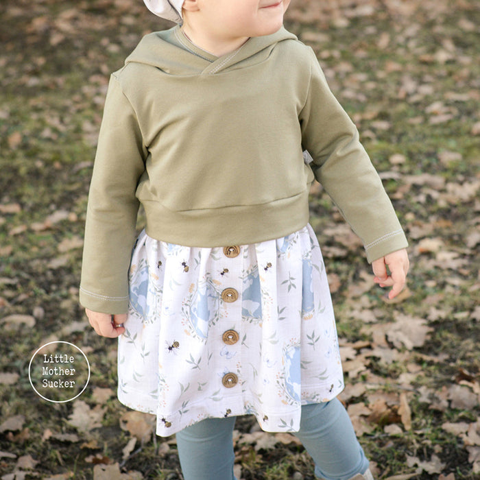 Papierschnittmuster Girly Sweater 56-122