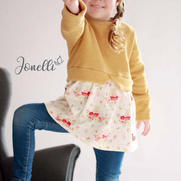 Papierschnittmuster Girly Sweater 56-122