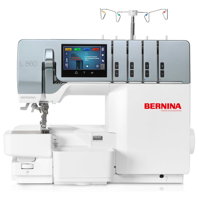 Bernina L 860 von Vorne zu sehen.