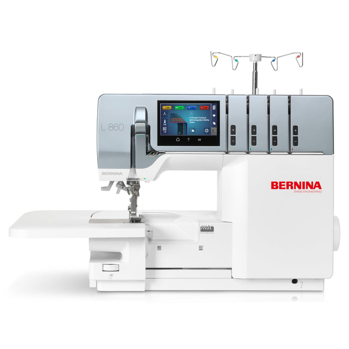 Overlockmaschine l 860 mit Anschiebetisch 