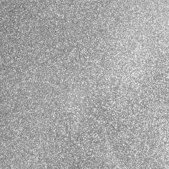 Cricut Glitter Iron-On Silver - 30,5 x 48,2 cm 1 Rolle