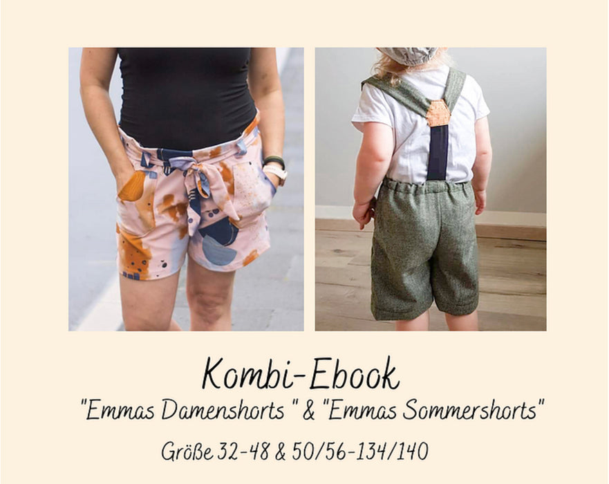 Kombi Ebook "Emmas Damenshorts" & "Emmas Sommershorts"