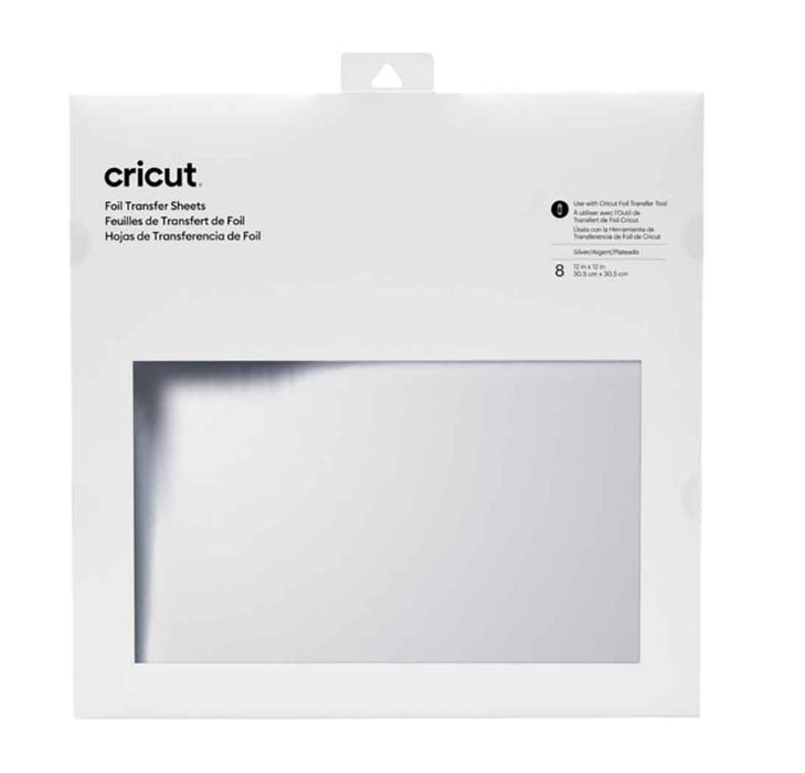 Cricut Foil Transfer Sheets - 30,5 x 30,5 cm Silber