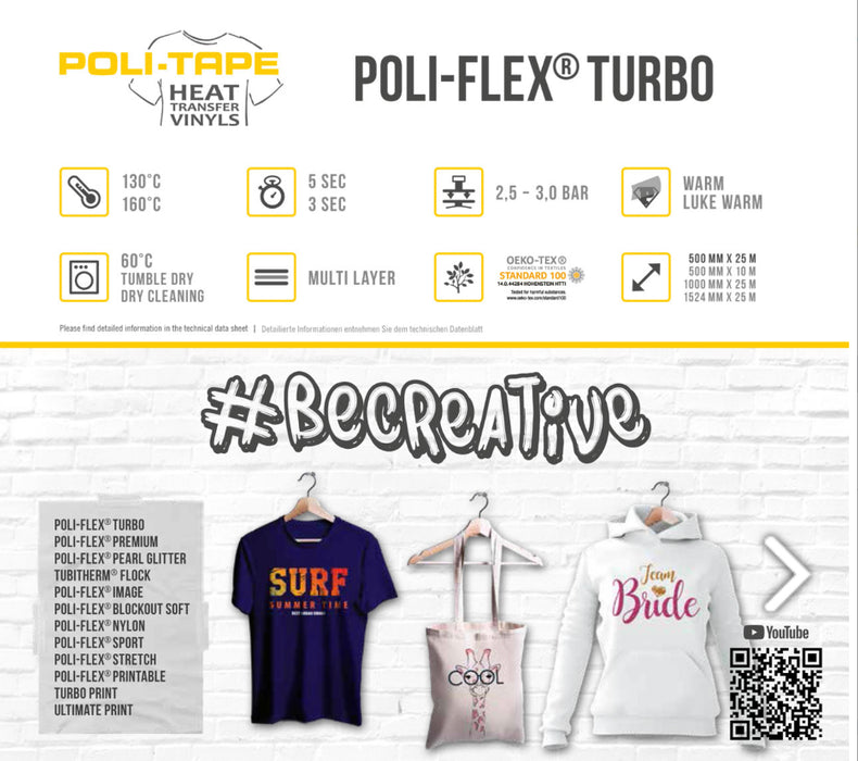 POLI-FLEX TURBO Flexfolie - Formatware A4