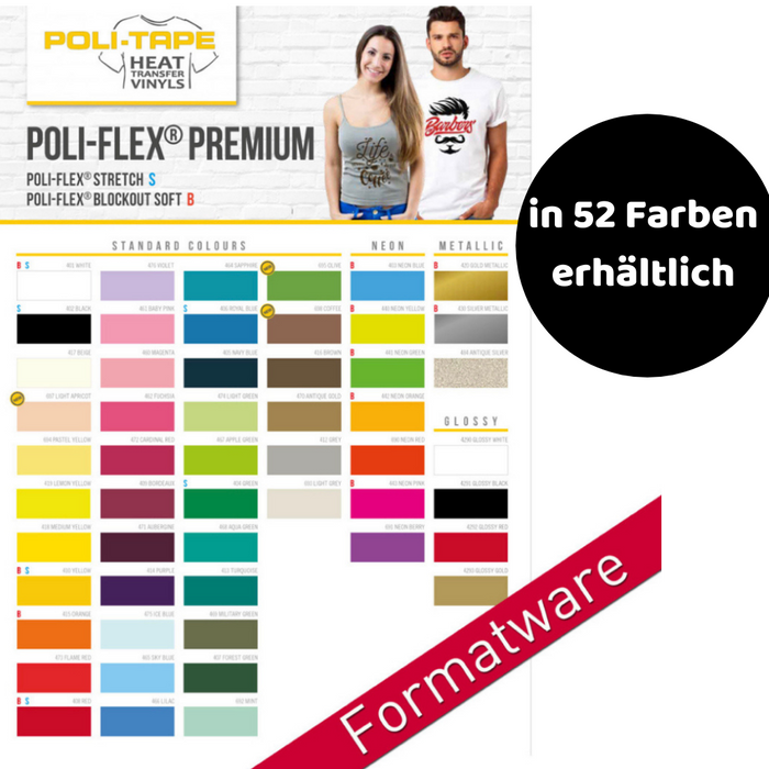 POLI-FLEX PREMIUM Flexfolie - Formatware A4